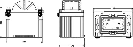 Exide EX900 - Akumulator