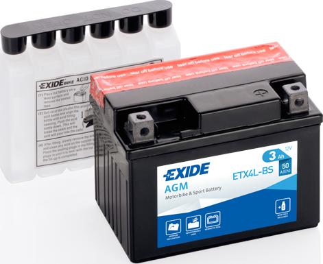 Exide #ETX4L-BS — Akumulator