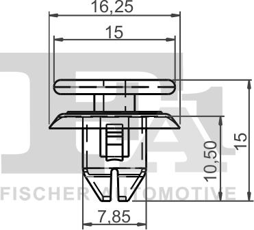 FA1 55-40011.5 - KLIPS MOCUJĄCY VOLVO XC70 13-