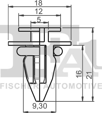 FA1 10-40015.5 - KLIPS MOCUJĄCY BMW 2 12-