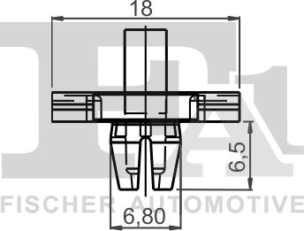FA1 11-40052.5 - KLIPS MOCUJĄCY OPAKOWANIE AUDI. VW