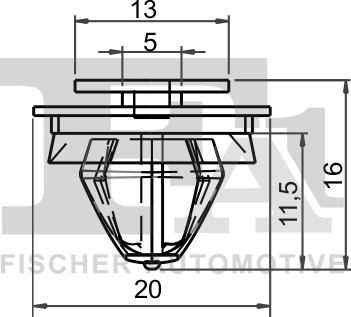 FA1 11-40039.5 - KLIPS MOCUJĄCY