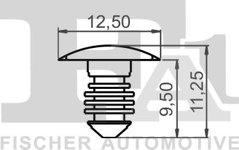 FA1 11-40100.10 - KLIPS MOCUJĄCY AUDI