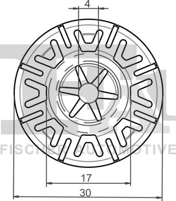 FA1 11-40113.10 - BLASZKA MONTAŻOWA. KLIPS MOCUJĄCY AUDI. SEAT. VW
