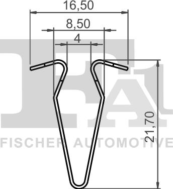 FA1 11-40127.10 - KLIPS MOCUJĄCY AUDI A4 00-