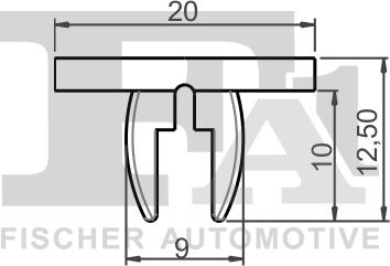 FA1 11-60009.25 - KOSTKA MONTAŻOWA AUDI. FORD. SEAT. SKODA
