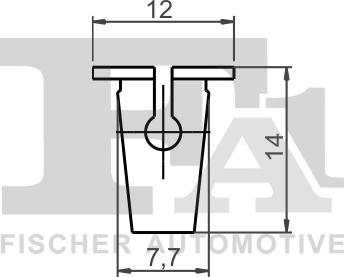 FA1 11-60003.5 - KOSTKA MONTAŻOWA UNIWERSALNA FI 12MM DŁ 14MM