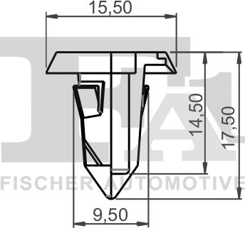 FA1 11-60007.5 - KOSTKA MONTAŻOWA NADKOLI AUDI. SEAT. SKODA. VW