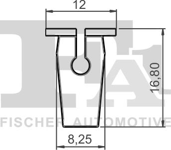 FA1 11-60022.5 - KOSTKA MONTAŻOWA NADKOLA AUDI. SEAT. SKODA. VW