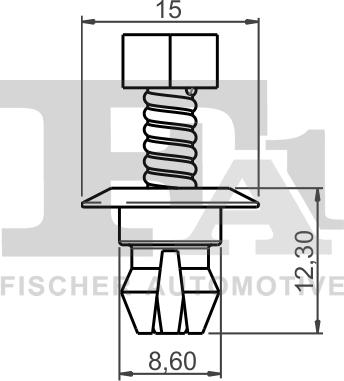 FA1 11-30013.5 - KOŁEK ROZPOROWY LISTWY PROGOWEJ AUDI Q5 10-