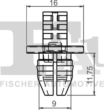 FA1 11-20034.25 - KOŁEK ROZPOROWY VAG