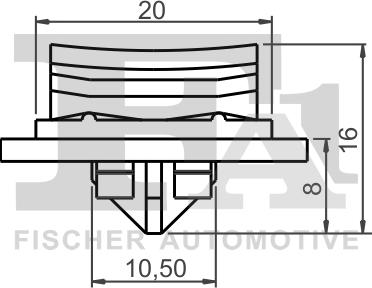 FA1 13-40017.10 - SPINKA. KLIPS MOCUJĄCY FORD