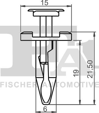 FA1 13-30011.5 - KOŁEK ROZPOROWY FIAT. FORD. OPEL