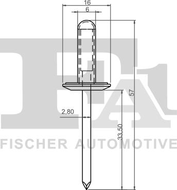 FA1 13-20004.5 - KOŁEK ROZPOROWY UNIWERSALNY FI 6MM