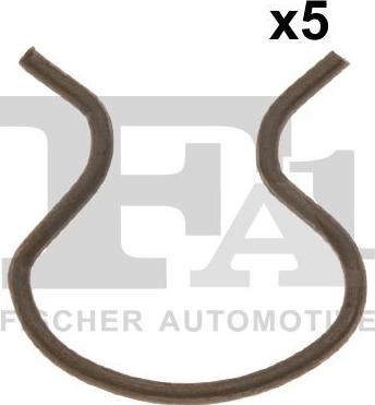 FA1 12-40025.5 — Clip, listwa ochronna