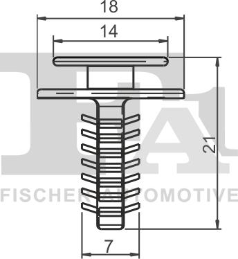 FA1 33-40008.5 - KLIPS MOCUJĄCY ALFA ROMEO. FIAT