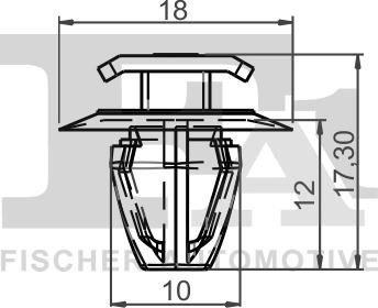 FA1 33-40010.5 - KLIPS MOCUJĄCY ALFA ROMEO. FIAT. JEEP