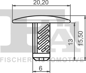 FA1 33-10014.5 - KLIPS MOCUJĄCY ALFA ROMEO