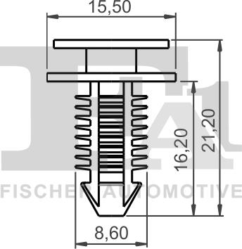 FA1 33-10036.5 - ZAŚLEPKA MOCUJĄCA FIAT