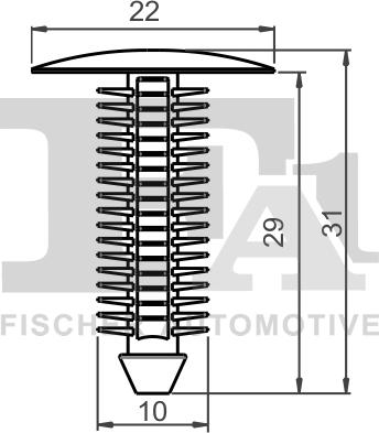 FA1 33-10026.5 - KLIPS MOCUJĄCY ALFA ROMEO