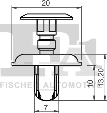 FA1 33-30004.5 - KOŁEK ROZPOROWY FIAT. SUZUKI. TOYOTA