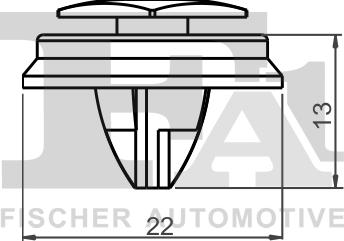 FA1 21-40043.10 - SPINKA. KLIPS MOCUJĄCY ALFA ROMEO. FIAT. LANCIA