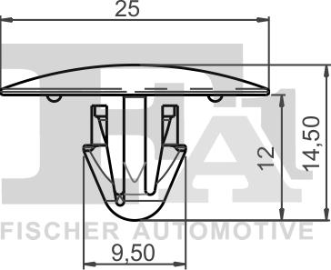 FA1 21-10025.5 - KLIPS MOCUJĄCY TOYOTA AURIS 07-