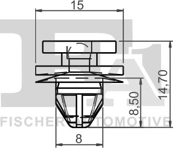 FA1 22-40009.25 - KLIPS MOCUJĄCY CITROEN