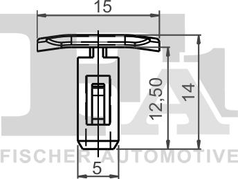 FA1 22-40002.25 - KLIPS MOCUJĄCY RENAULT