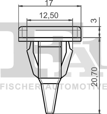 FA1 74-40029.5 - KLIPS MOCUJĄCY MITSUBISHI