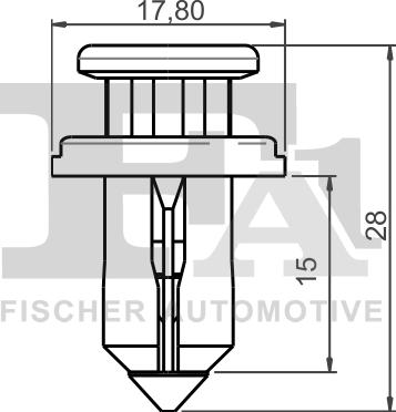 FA1 72-30003.10 - KOŁEK ROZPOROWY NISSAN. SUBARU OPAKOWANIE 10 SZT. NISSAN. SUBARU