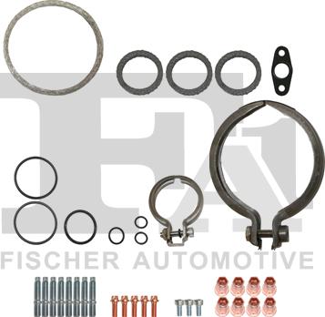 FA1 KT100140 - ZESTAW MONTAŻOWY TURBOSPRĘŻARKI BMW 3 E90 3.0 06-