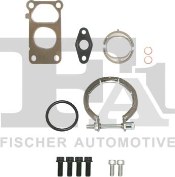 FA1 KT100240 - ZESTAW MONTAŻOWY TURBOSPRĘŻARKI BMW 5 E60 3.0D 04-