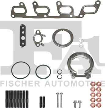 FA1 KT110590 - ZESTAW MONTAŻOWY TURBOSPRĘŻARKI VW GOLF 1.6TDI 09-
