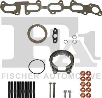 FA1 KT110880 - ZESTAW MONTAŻOWY TURBOSPRĘŻARKI VW GOLF 1.6TDI 12-