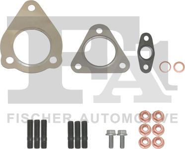 FA1 KT110350 - ZESTAW MONTAŻOWY TURBOSPRĘŻARKI VW POLO 1.9TDI 97-