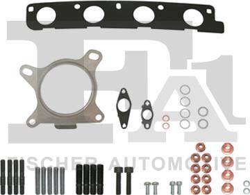 FA1 KT110280 - ZESTAW MONTAŻOWY TURBOSPRĘŻARKI VW GOLF VI 2.0 09-
