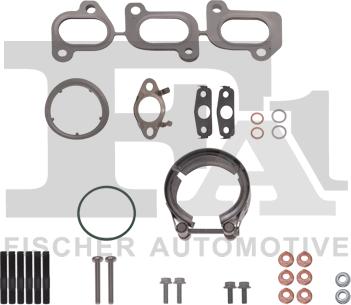 FA1 KT111360 - ZESTAW MONTAŻOWY TURBOSPRĘŻARKI VW POLO 1.4TDI 14-