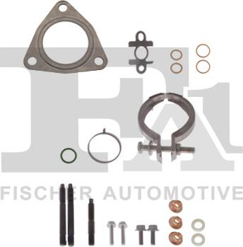 FA1 KT220920 - ZESTAW MONTAŻOWY TURBOSPRĘŻARKI RENAULT MEGANE 1.9DCI 10-