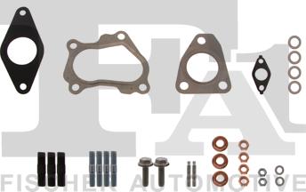 FA1 KT770280 - ZESTAW MONTAŻOWY TURBOSPRĘŻARKI TOYOTA COROLLA 2.0D4D 02-