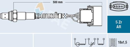 FAE 75015 — Sonda lambda