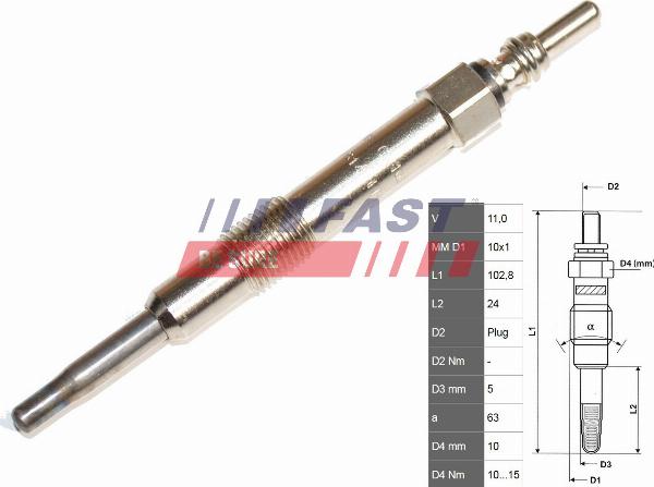 Fast FT82703 - Świeca żarowa
