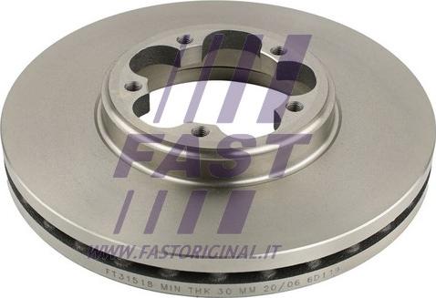 Fast FT31518 — Tarcza hamulcowa