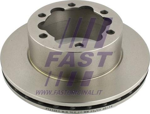 Fast FT31530 — Tarcza hamulcowa