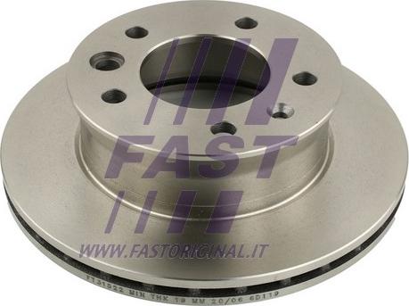 Fast FT31522 — Tarcza hamulcowa