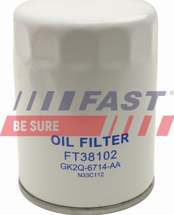 Fast FT38102 — Filtr oleju