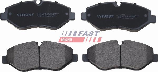 Fast FT29019HD — Zestaw klocków hamulcowych, hamulce tarczowe
