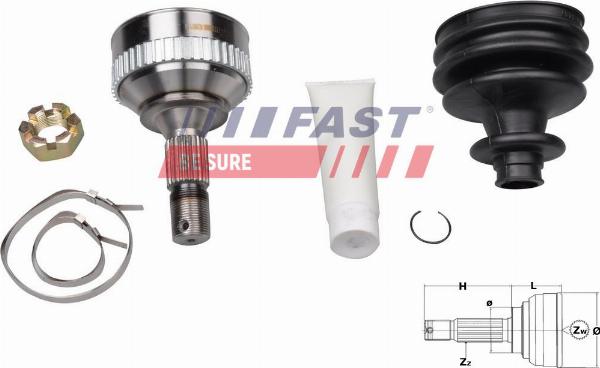 Fast FT25088K — Przegub, wał napędowy