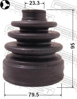 Febest 0415-CU20 - OSLONA PRZEGUBU WEWN. HYUNDAI I40 11-19
