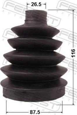 Febest 0417P-DJ24 - OSLONA PRZEGUBU WEWN.KOMP.COROLLA 1.8